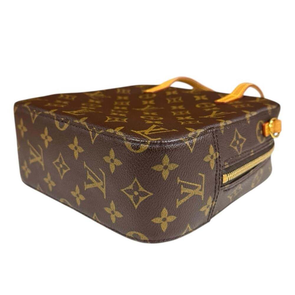 LOUIS VUITTON Brown Monogram Canvas Shoulder Bag - Picture 6 of 12